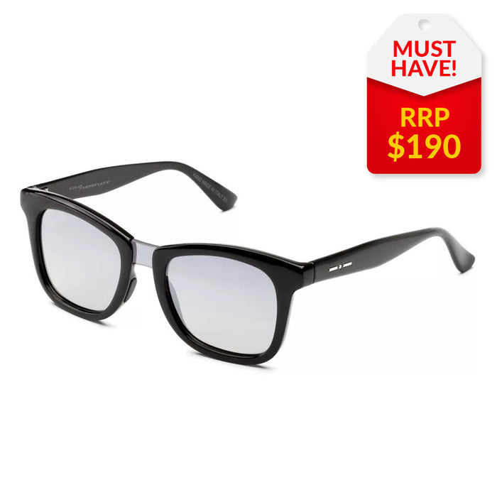 Panama Unisex Sunglasses in Glossy Black